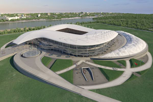 В Ростовской области намоют горы песка для возведения стадиона «Акватория»