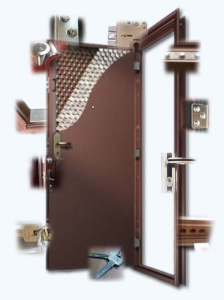 Порядок монтажа входной металлической двери