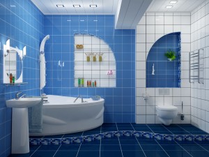 Декор ванной: необычный стиль Фрэнка Ллойда Райта