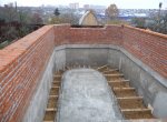 Строительство бассейна на бетонной основе